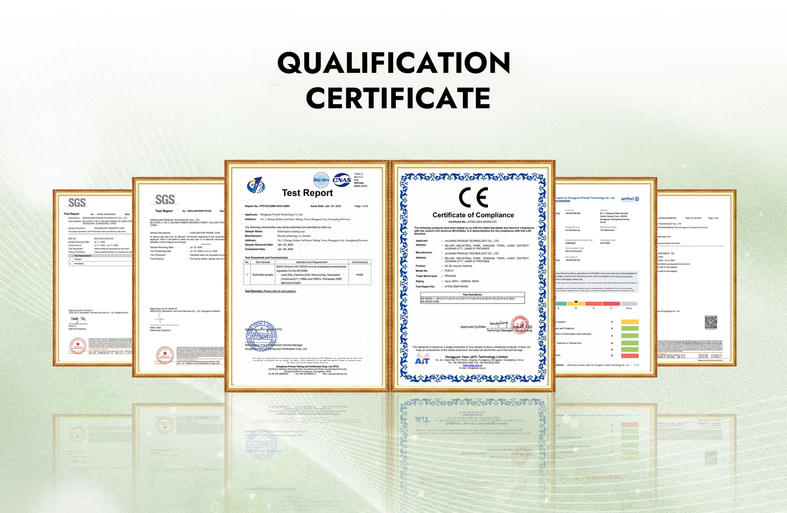certifications